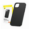 BASEUS IPHONE 15 PLUS CASE FAUXTHER SERIES BLACK