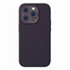 BASEUS LIQUID SILICA GEL CASE IPHONE 14 PRO ELDERBERRY+ TEMPERED GLASS + CLEANING KIT
