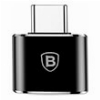 BASEUS MINI ADAPTER USB FEMALE TO TYPE-C MALE CONVERTER BLACK