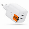 SPIGEN ARCSTATION WALL CHARGER PE2106 WHITE (GAN / 2-PORT / TOTAL 65W / USB-C PD 65W / PPS 65W)