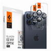 SPIGEN GLASS TR EZ FIT OPTIK PRO 2 PACK BLUE TITANIUM FOR IPHONE 15 PRO/15 PRO MAX