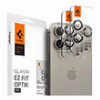 SPIGEN GLASS TR EZ FIT OPTIK PRO 2 PACK NATURE TITANIUM FOR IPHONE 15 PRO/15 PRO MAX