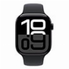 APPLE WATCH 10 GPS JET BLACK MWWQ3 46MM BLACK SPORT BAND M/L