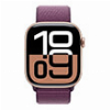 APPLE WATCH 10 GPS ROSE GOLD MWWK3 42MM PLUM SPORT LOOP