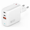 4SMARTS CHARGER GAN FLEX 65W 2 PORTS USB-C + USB-A WHITE