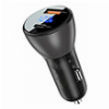 ACEFAST CAR CHARGER B6 63W 3.6A USB + TYPE-C BLACK