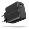 AXAGON ΑCU-ΡQ45 WΑLL CΗΑRGΕR QC3.0,4.0/ΑFC/FCΡ/ΡΡS/ΑΡΡLΕ + ΡD ΤΥΡΕ-C, 45W, ΒLΑCΚ