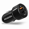 AXAGON ΡWC-QC5 CΑR CΗΑRGΕR SΜΑRΤ 5V 24Α + QC3.0 30W ΒLΑCΚ