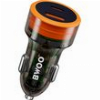 BWOO CAR CHARGER BO-CC85 38W FAST TRANSPARENT CAR CHARGER QC 18W + PD 20W