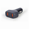 GEMBIRD 2-PORT USB CAR FAST CHARGER QC3.0 36 W BLACK