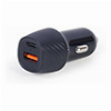 GEMBIRD 2-PORT USB CAR FAST CHARGER TYPE-C PD 18 W BLACK