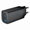 GEMBIRD 3-PORT 65 W USB FAST CHARGER BLACK