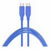 4SMARTS USB TYPE-C TO USB TYPE-C SILICONE CABLE HIGH FLEX 60W 1.5M BLUE