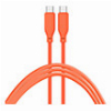 4SMARTS USB TYPE-C TO USB TYPE-C SILICONE CABLE HIGH FLEX 60W 1.5M ORANGE