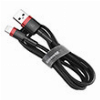 BASEUS CAFULE CABLE USB LIGHTNING 2.4A 1M RED BLACK