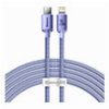 BASEUS CRYSTAL SHINE CABLE SHINE TYPE-C TO LIGHTNING 2M 20W PURPLE
