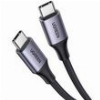 CHARGING CABLE UGREEN 240W US535 TYPE-C/TYPE-C BLACK 1M 15311