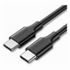 CHARGING CABLE UGREEN US286 TYPE-C/TYPE-C BLACK 2M 10306 3A