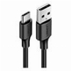CHARGING CABLE UGREEN US287 TYPE-C BLACK 1M 60116 3A