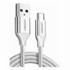 CHARGING CABLE UGREEN US288 TYPE-C SILVER 3M 60409 3A