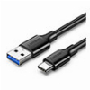 CHARGING CABLE USB 3.0 UGREEN US184 TYPE-C BLACK NICKEL 1M 20882