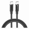 FORCELL CABLE TYPE C TO TYPE C QC4.0 5A/20V PD100W /THUNDERBOLT / 20GBS 1M BLACK