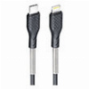 FORCELL CARBON CABLE TYPE C TO LIGHNINNG 8-PIN POWER DELIVERY PD27W CB-01C BLACK 1M