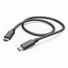 HAMA 201589 CHARGING CABLE USB-C - USB-C 1 M BLACK