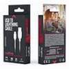 MAXLIFE CABLE USB - LIGHTNING 2,0 M 2A WHITE
