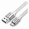 UGREEN CHARGING CABLE US290 MICRO USB SILVER 1M 60151 2A