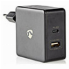 NEDIS WCPD45W100BK WALL CHARGER 1X 2.4A / 1X 3.0A 1X USB-A / 1X USB-C 57W