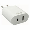 OSIO OTU-5904W ΔΙΠΛΟΣ ΦΟΡΤΙΣΤΗΣ ΚΙΝΗΤΟΥ ΜΕ USB TYPE-C ΚΑΙ USB TYPE-A, 18W