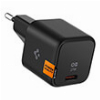 SPIGEN (EU) SPIGEN ARCSTATION WALL CHARGER (1-PORT/ USB-C PD 27W/PPS 25W) BLACK PE2103