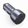 UGREEN CAR CHARGER CD213 36W PD+USB QC3.0 GRAY 60980
