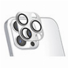 4SMARTS STYLEGLASS CAMERA FOR APPLE IPHONE 14 PRO / 14 PRO MAX 2PCS. SET METAL SILVER + CLEAR