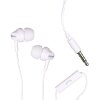 MAXELL EB-875 COLOR BUDS EARPHONES WITH MICROPHONE IN-EAR WHITE