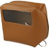 4SMARTS PACKING POUCH PU LEATHER WIDE 13X13X7 CM COGNAC