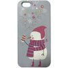 BACK COVER SILICON CASE HAPPY SNOWMAN FOR APPLE IPHONE 5/5S