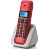 MOTOROLA T301 DECT CORDLESS PHONE CHERRY GR