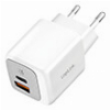 LOGILINK PA0320SB 20PCS DUAL USB CHARGER 1X USB-C 1X USB-A 20W WHITE