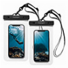 SPIGEN A601 WATERPROOF PHONE CASE UP TO 6.8'' 2 PACK CLEAR