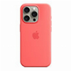 APPLE IPHONE 15 PRO MAX SILICONE CASE MAGSAFE GUAVA MT1V3