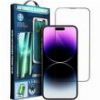 5D FULL GLUE TEMPERED GLASS FOR IPHONE 16 BLACK + APPLICATOR