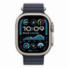 APPLE WATCH ULTRA 2 49MM TITANIUM CASE MX4D3 WITH NAVY OCEAN BAND