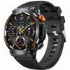LAMTECH SMARTWATCH BT5.0 WITH SPORT TRACKING & HEALTH SENSOR TOTAL BLACK LAM113089