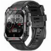 LAMTECH SPORT WATCH BT5.1 HEALTH SENSOR & SPORT TRACKING SQUARE TFT 2.02' DISPLAY BLACK LAM113485