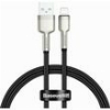 BASEUS CAFULE USB-A TO LIGHTNING CABLE METAL SERIES 18W 2.4A 0.25M BLACK CALJK-01