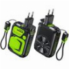POWER BANK MAGNETIC WIRELESS WK 10000MAH 22,5W PDX1 & QC3.0X1 BLACK WP-89