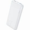 POWER BANK WK 10000MAH 10W USBX2 WHITE WP-01