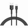 QCY USB-A TO LIGHTNING 20 21.6W BRAIDED WIRE CABLE FAST CHARGING & DATA 60W TPE+ HIGH DENSIDY 1.2M
